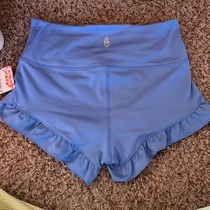 Solid plie free people shorts